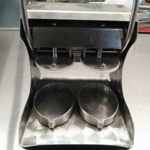 224 PRENSADORAFORMADORA DE HAMBURGUESAS DOBLE