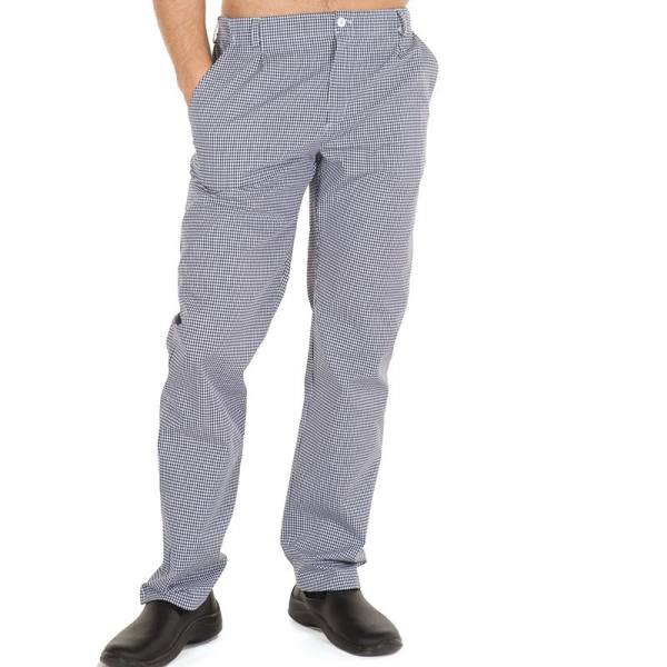 Pantalón de Cocinero de Cuadro Marino