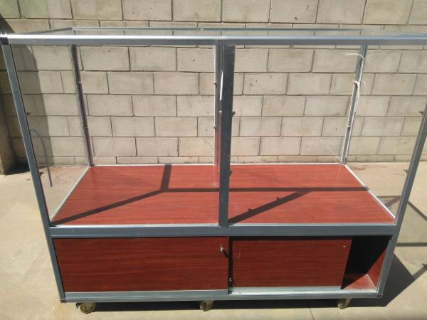 Vitrina mostrador cristal neutra