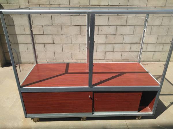 Vitrina mostrador cristal neutra