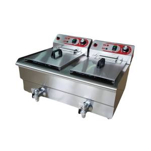 Freidora Eléctrica 12+12L Cuba Doble EF132V 1617P