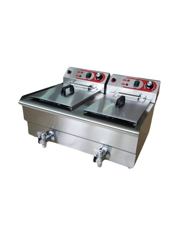 Freidora Eléctrica 12+12L Cuba Doble EF132V 1617P