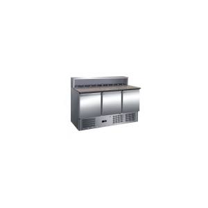 Mesa refrigerada con encimera de mármol PS903 3 Puertas