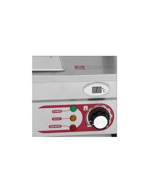 Vitrina Caliente al Baño María Cubetas GN 5 Cubetas BM-5