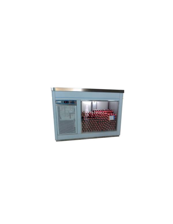 Vitrina Acero Inoxidable especial botellines VB-1500