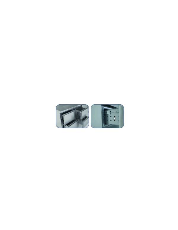 Mesa Baja Refrigerada MB-1500 2 Puertas Altura 600mm