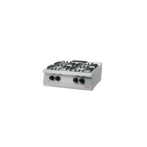 Cocina a gas sobremesa 800mm OSOG 8070 L 2 fuegos 5018