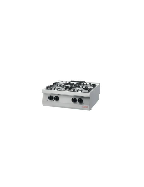 Cocina a gas sobremesa 800mm OSOG 8070 L 2 fuegos 5018