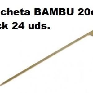 BROCHETA MAMBU (24 UDS.) 20cm