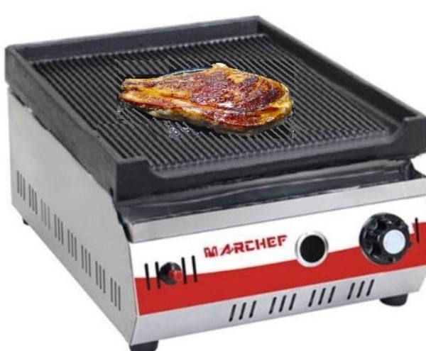 Plancha Gas 300x580mm.